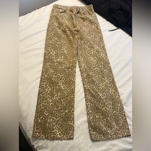 Zara Animal Print Trousers